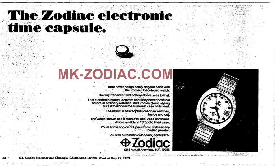 Zodiac watch ad 05-25-69